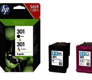 Combo Pack Tusz 301bk+cl N9J72AE